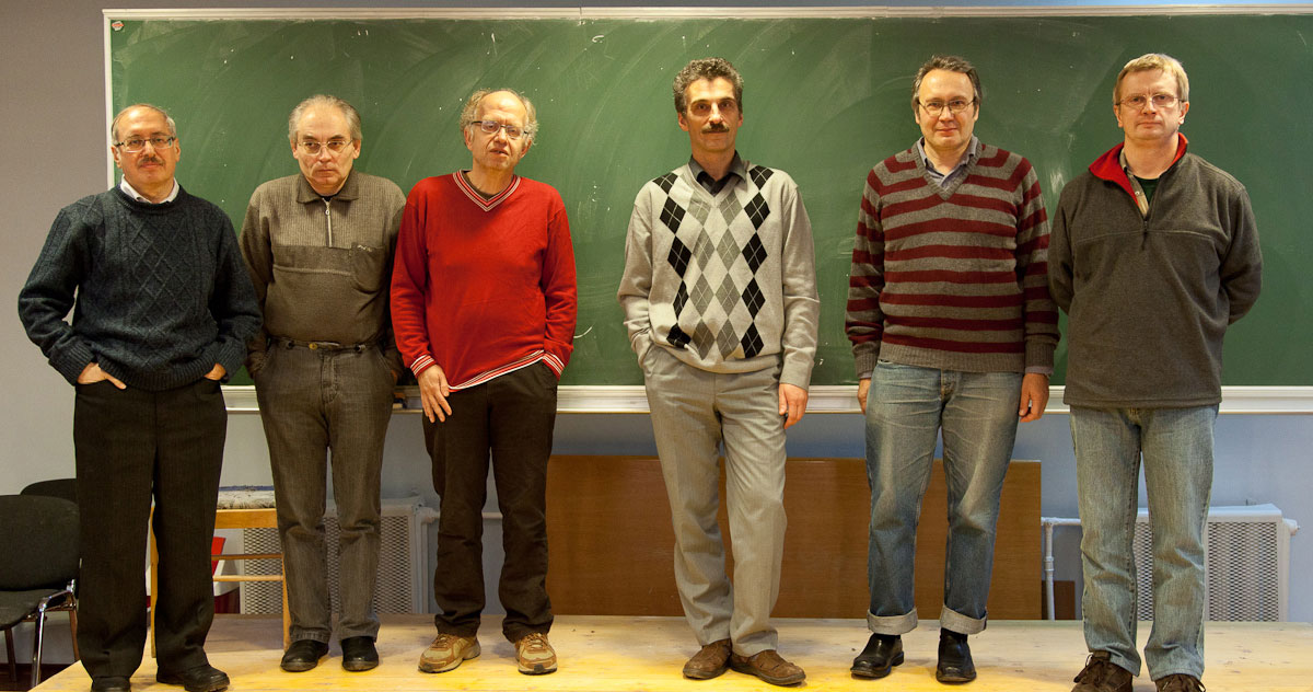 Jury members of the All-Russian Möbius Contest
